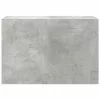  betonszürke szerelt fa fali fürdőszobaszekrény 60 x 25 x 40 cm