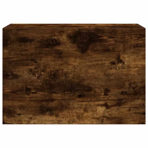  füstös tölgyszínű szerelt fa fali fürdőszobaszekrény 60x25x40cm