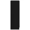  fekete szerelt fa konyhaszekrény 38 x 41,5 x 131,5 cm