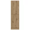  kézműves tölgyszínű szerelt fa konyhaszekrény 38x41,5x131,5 cm