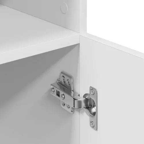  fehér szerelt fa konyhaszekrény 57x41,5x131,5 cm