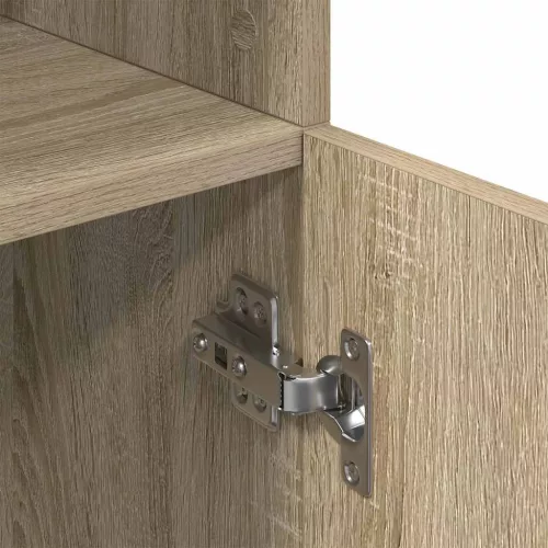  sonoma tölgy színű szerelt fa konyhaszekrény 57x41,5x131,5 cm