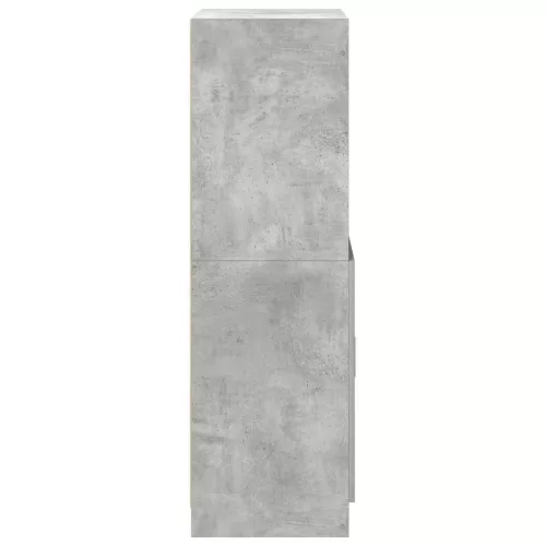  betonszürke szerelt fa konyhaszekrény 57 x 41,5 x 131,5 cm