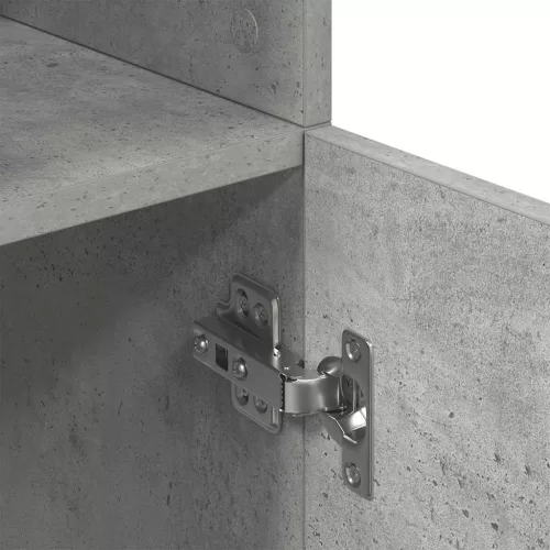  betonszürke szerelt fa konyhaszekrény 57 x 41,5 x 131,5 cm