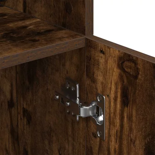  füstös tölgy színű szerelt fa konyhaszekrény 57x41,5x131,5 cm