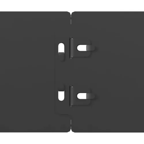  Gyepszegélyek 10 db fekete 10x103 cm hidegen hengerelt acél