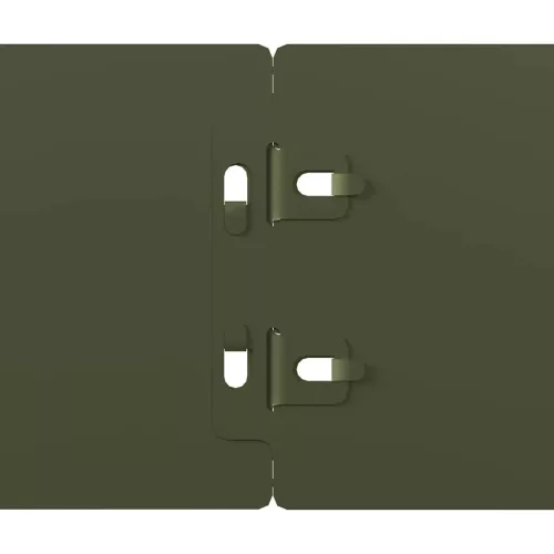  Gyepszegélyek 10 db olajzöld 10x103 cm hidegen hengerelt acél