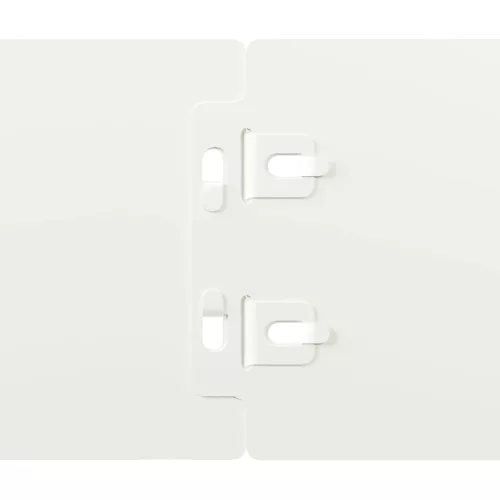  Gyepszegélyek 50 db fehér 10x103 cm hidegen hengerelt acél