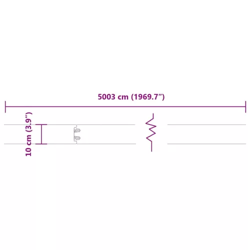  Gyepszegélyek 50 db antracit 10x103 cm hidegen hengerelt acél