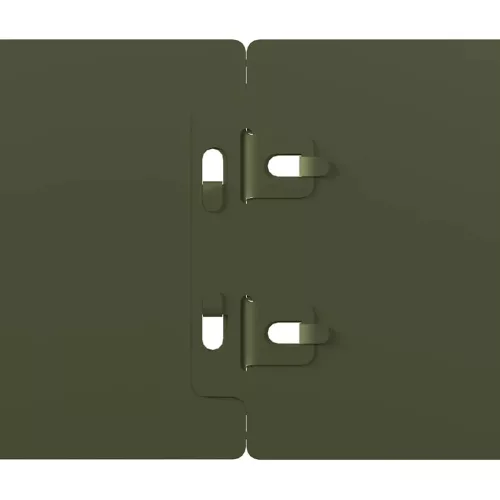  Gyepszegélyek 50 db olajzöld 10x103 cm hidegen hengerelt acél