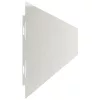  gyepszegélyek 50 db 10x103 cm rozsdamentes acélból