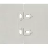  gyepszegélyek 50 db 10x103 cm rozsdamentes acélból