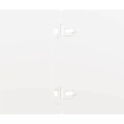  Gyepszegélyek 10 db fehér 15x103 cm hidegen hengerelt acél