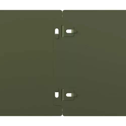  Gyepszegélyek 10 db olajzöld 105x103 cm hidegen hengerelt acél