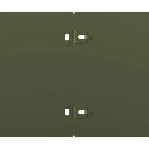  Gyepszegélyek 50 db olajzöld 15x103 cm hidegen hengerelt acél