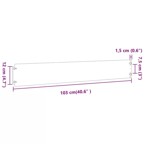  Gyepszegélyek 50 db olajzöld 15x103 cm hidegen hengerelt acél