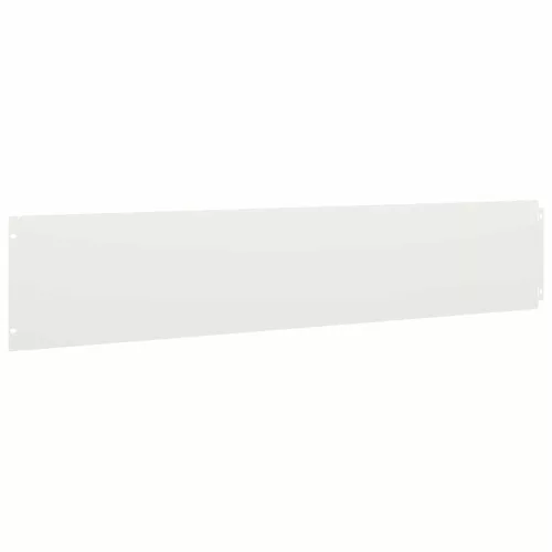  10 db fehér hidegen hengerelt acél gyepszegélyek 20x103 cm