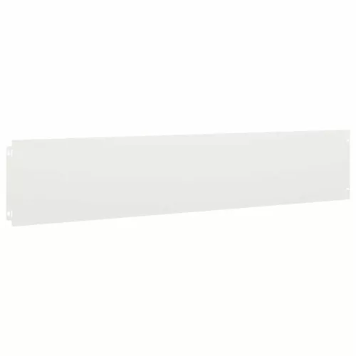  30 db fehér hidegen hengerelt acél gyepszegélyek 20x103 cm