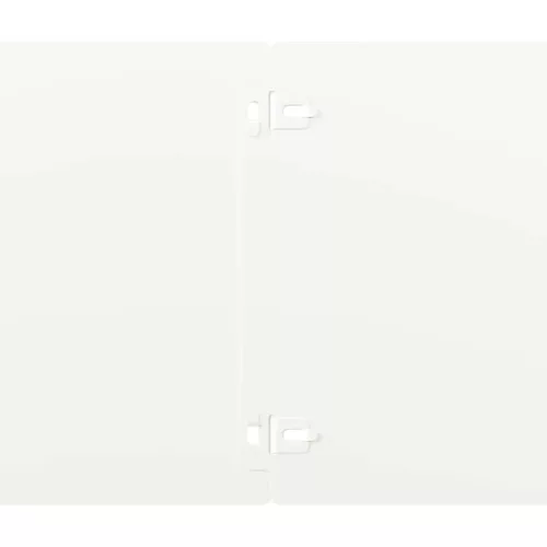  30 db fehér hidegen hengerelt acél gyepszegélyek 20x103 cm