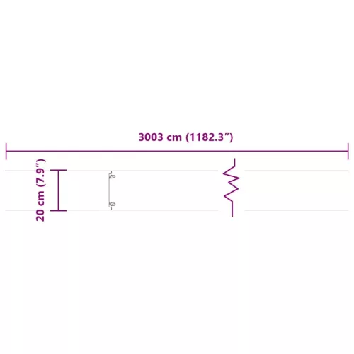  30 db olajzöld hidegen hengerelt acél gyepszegélyek 20x103 cm