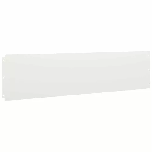  10 db fehér hidegen hengerelt acél gyepszegélyek 25x103 cm