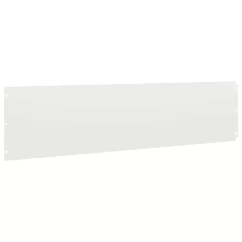  10 db fehér hidegen hengerelt acél gyepszegélyek 25x103 cm