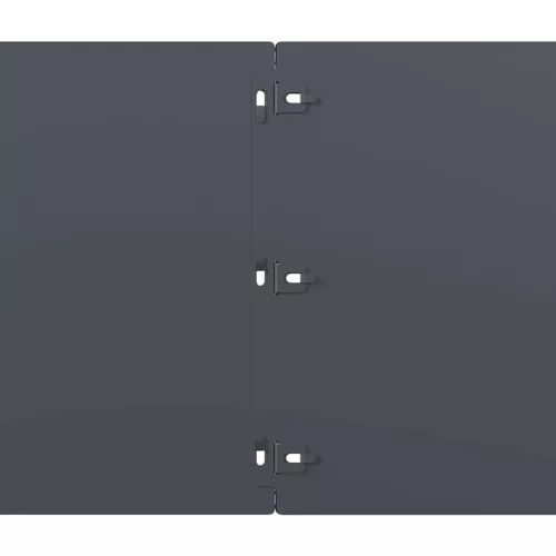  10 db antracit hidegen hengerelt acél gyepszegélyek 25x103 cm