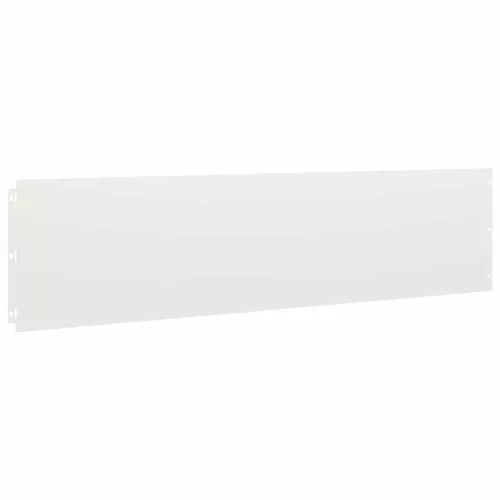  20 db fehér hidegen hengerelt acél gyepszegélyek 25x103 cm