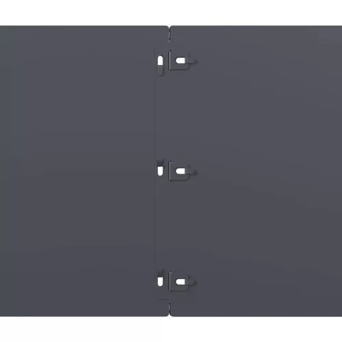  20 db antracit hidegen hengerelt acél gyepszegélyek 25x103 cm