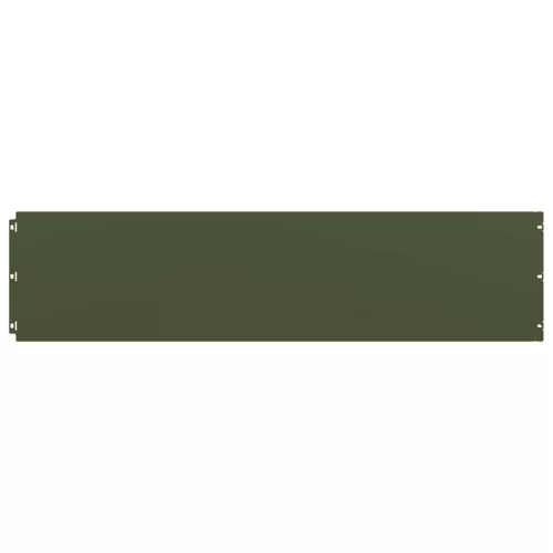  20 db olajzöld hidegen hengerelt acél gyepszegélyek 25x103 cm