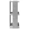  3 szintes betonszürke szerelt fa könyvespolc 60x30x80 cm