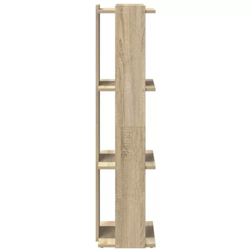  Könyvespolc 3 szintes Sonoma tölgy Gépi úton előállított fa