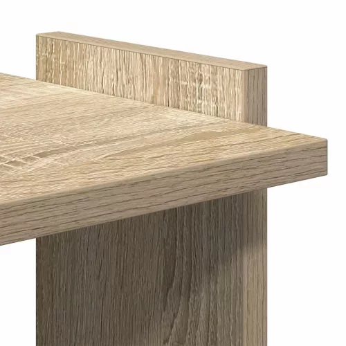  Könyvespolc 3 szintes Sonoma tölgy Gépi úton előállított fa