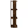 Könyvespolc 3 szintes füstölt tölgy 60x30x120 cm Műfűrészáru