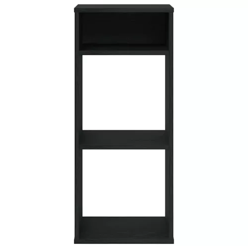  könyvszekrény fekete 34x31x80 cm szerelt fa
