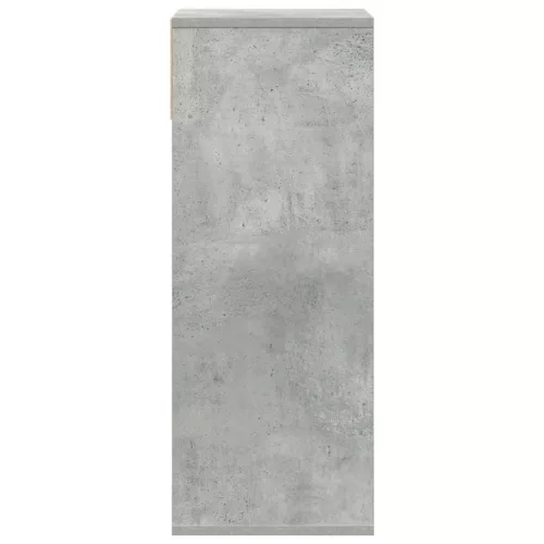  könyvszekrény betonszürke 34x31x80 cm szerelt fa