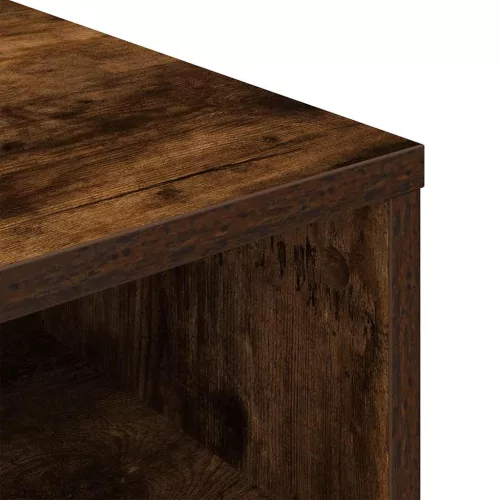  könyvszekrény füstös tölgy 34x31x80 cm szerelt fa