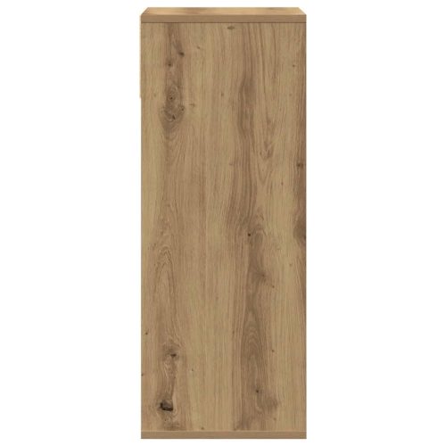  könyvszekrény kézműves tölgy 34x31x80 cm szerelt fa