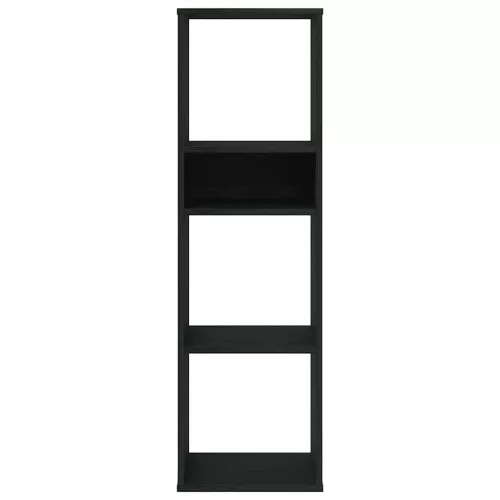  könyvszekrény fekete 34x31x112 cm szerelt fa