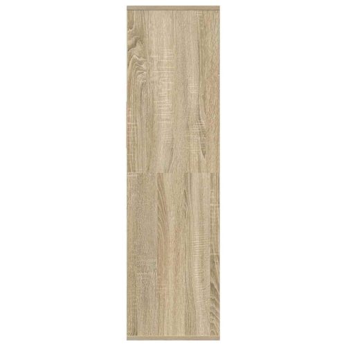  sonoma színű szerelt fa könyvszekrény 34x31x112 cm