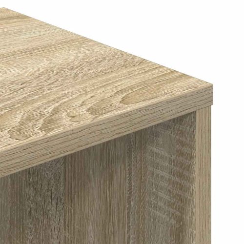  sonoma színű szerelt fa könyvszekrény 34x31x112 cm