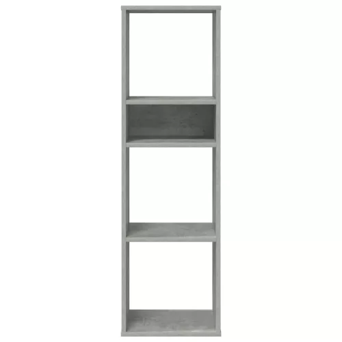  könyvszekrény betonszürke 34x31x112 cm szerelt fa