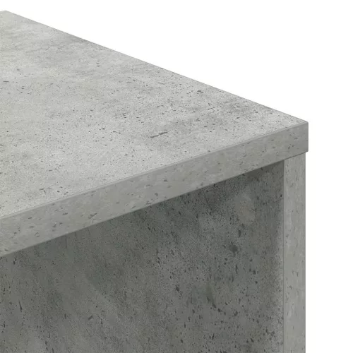  könyvszekrény betonszürke 34x31x112 cm szerelt fa