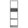 könyvszekrény szürke sonoma 34x31x112 cm szerelt fa