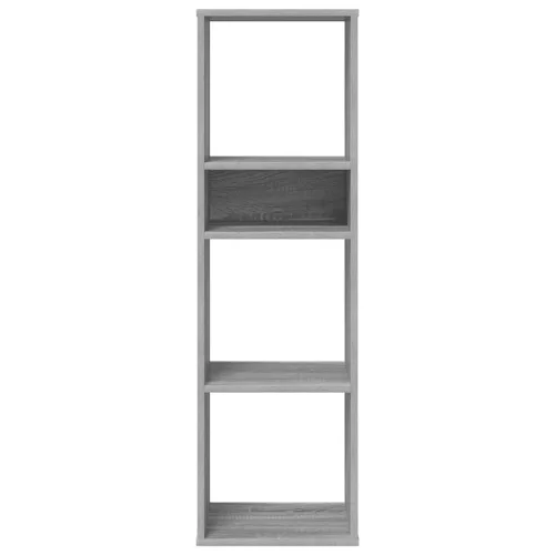  könyvszekrény szürke sonoma 34x31x112 cm szerelt fa