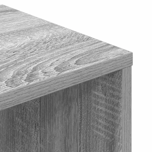  könyvszekrény szürke sonoma 34x31x112 cm szerelt fa