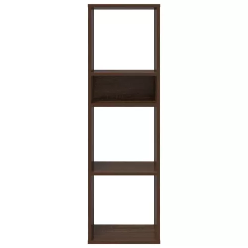  könyvszekrény barna tölgy 34x31x112 cm szerelt fa