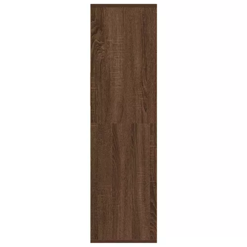  könyvszekrény barna tölgy 34x31x112 cm szerelt fa