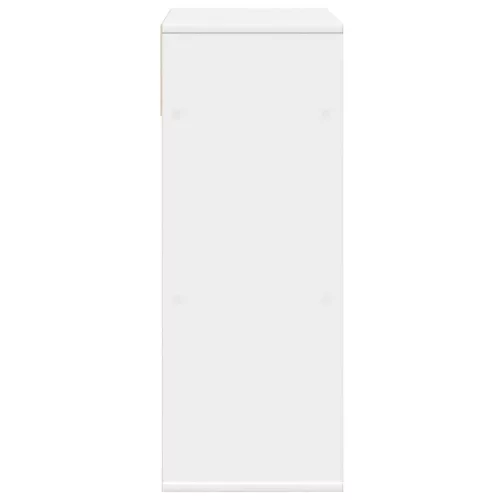  könyvszekrény fehér 66x31x80 cm szerelt fa