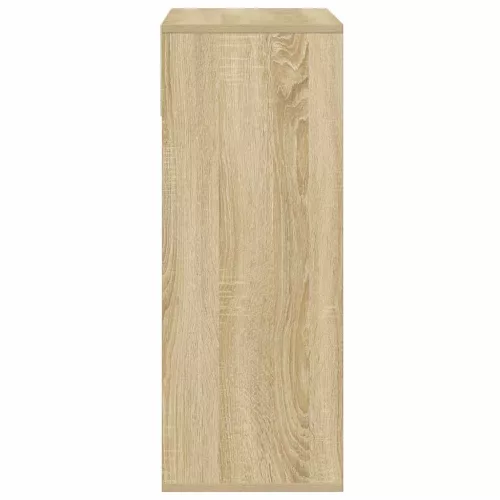  könyvszekrény sonoma színű 66x31x80 cm szerelt fa